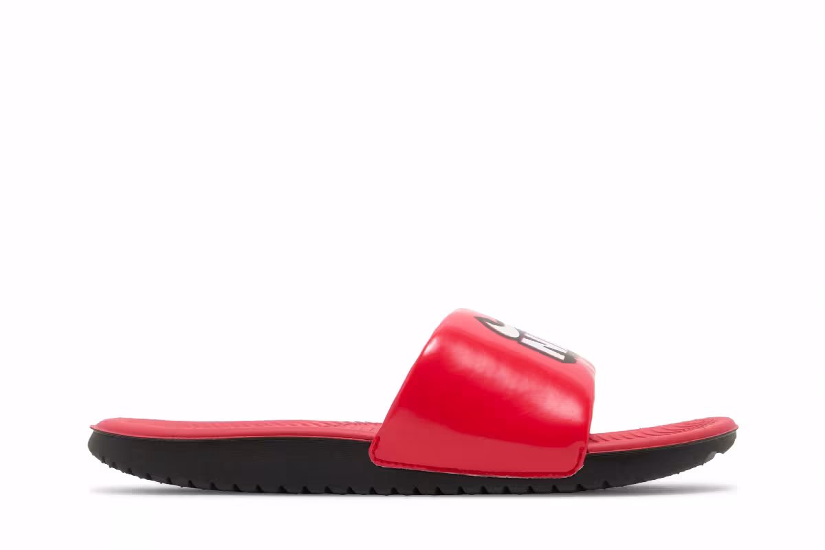 Nike Kawa Slide GS University Red, view 2