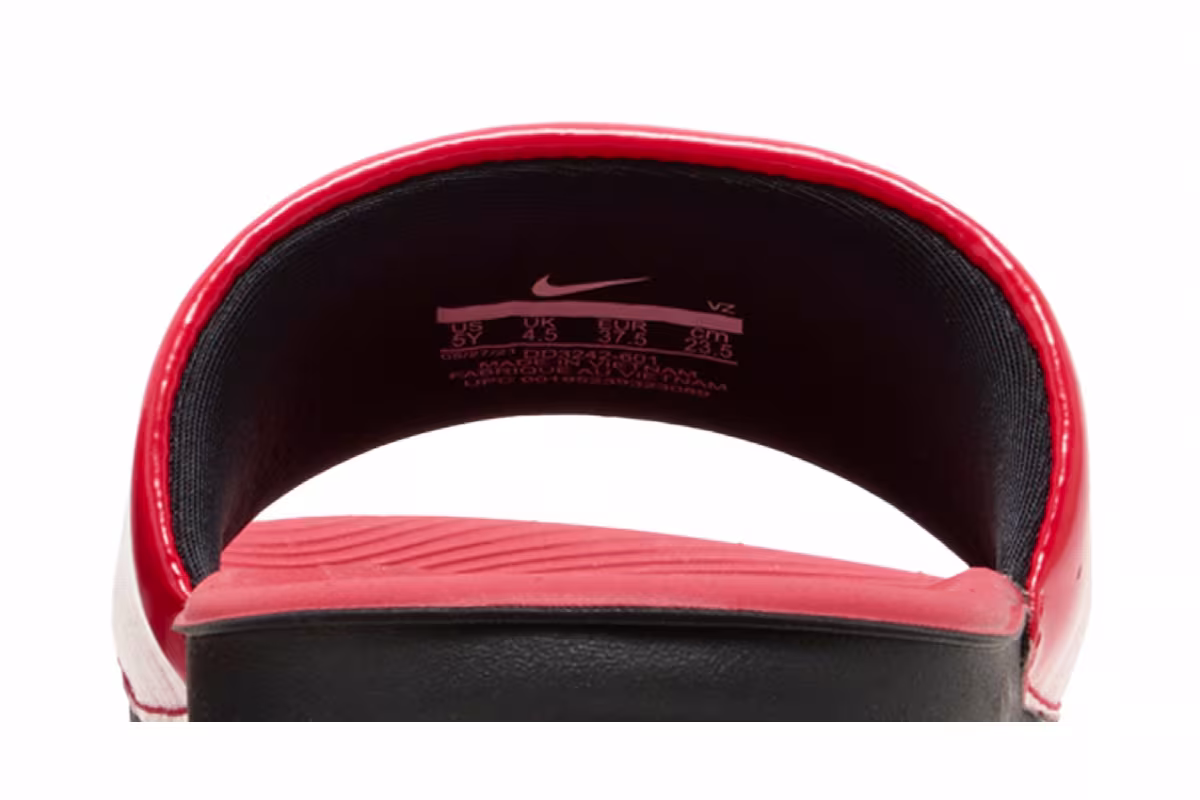 Nike Kawa Slide GS University Red, view 8