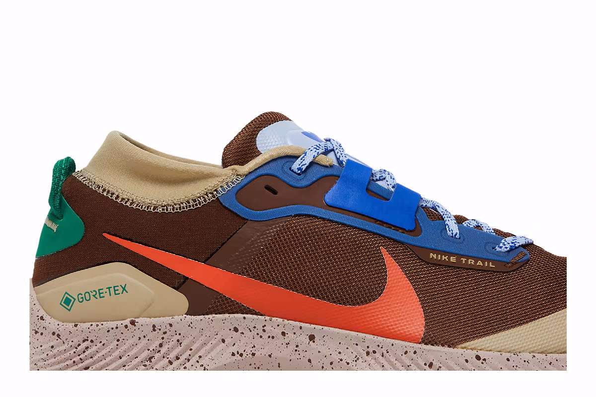 Nike Pegasus Trail 3 GTX Cocao Wow Hyper Royal Malachite, view 3