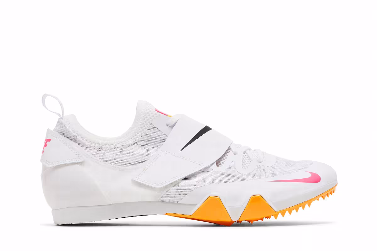 Nike Pole Vault Elite White Hyper Pink Orange, view 2