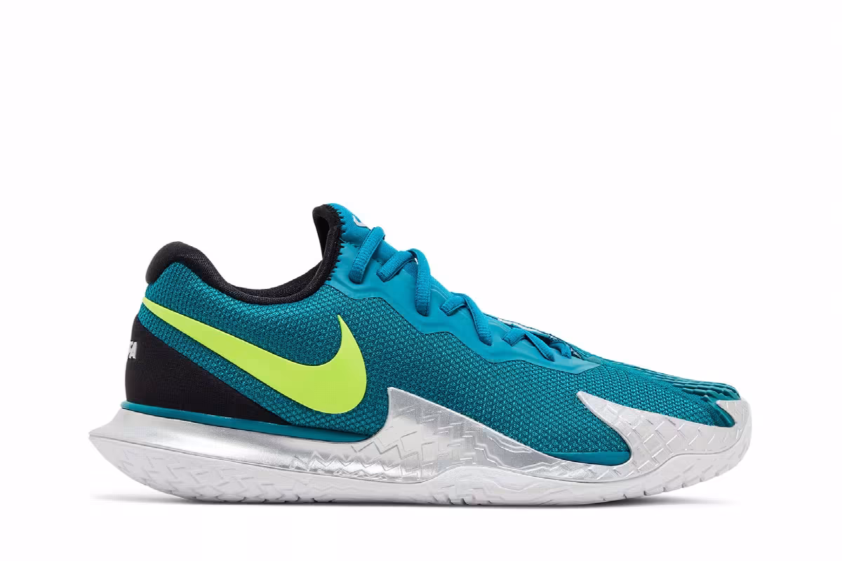 NikeCourt Zoom Vapor Cage 4 Rafa Bright Spruce Atomic Green, view 2