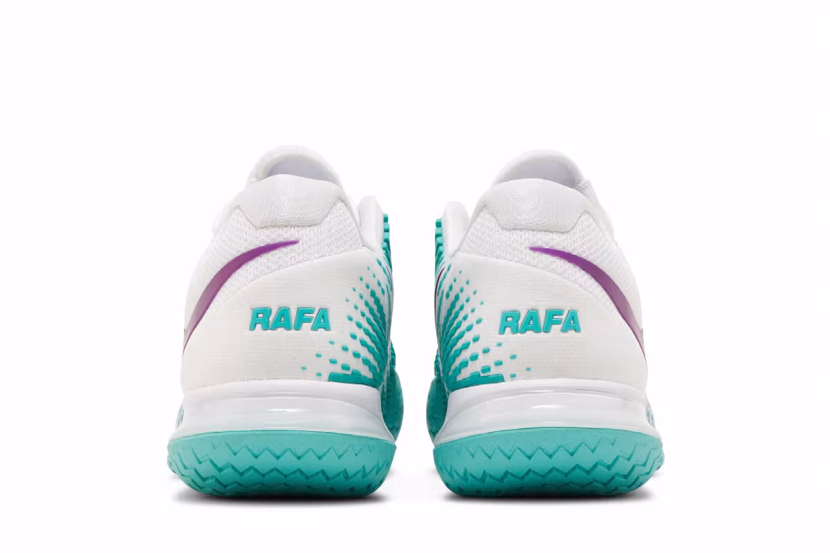 NikeCourt Zoom Vapor Cage 4 Rafa White Washed Teal, view 7