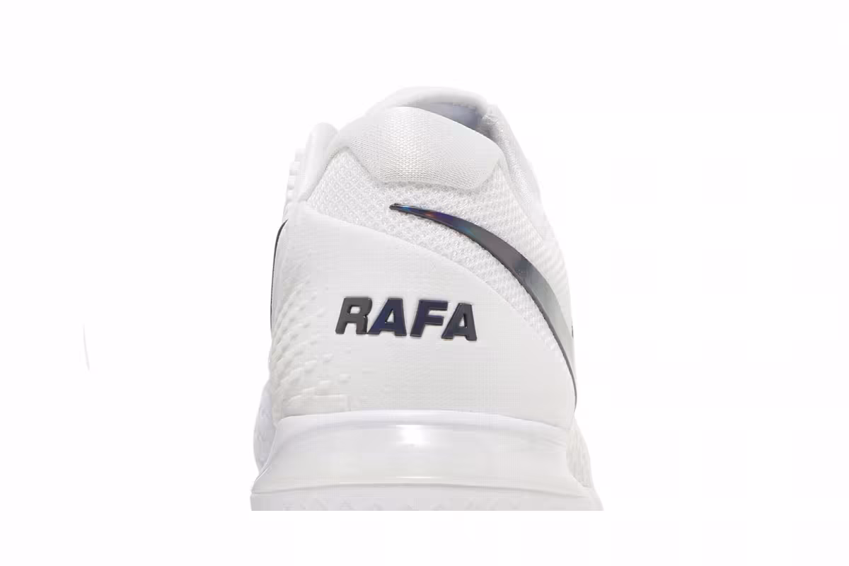 NikeCourt Zoom Vapor Cage 4 Rafa White Black, view 8