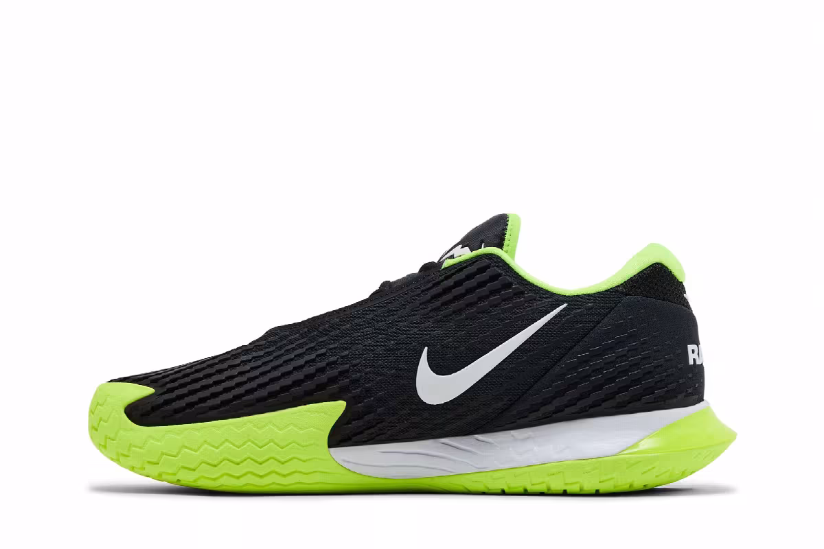 NikeCourt Zoom Vapor Cage 4 Rafa Off Noir Volt, view 4