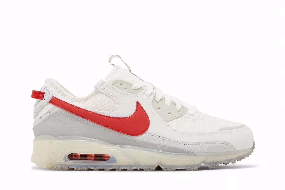 Nike Air Max Terrascape 90 White Red Clay, view 2