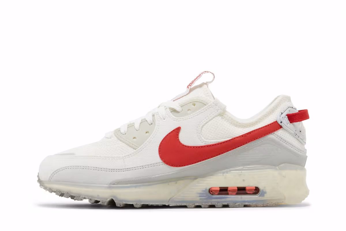 Nike Air Max Terrascape 90 White Red Clay, view 4