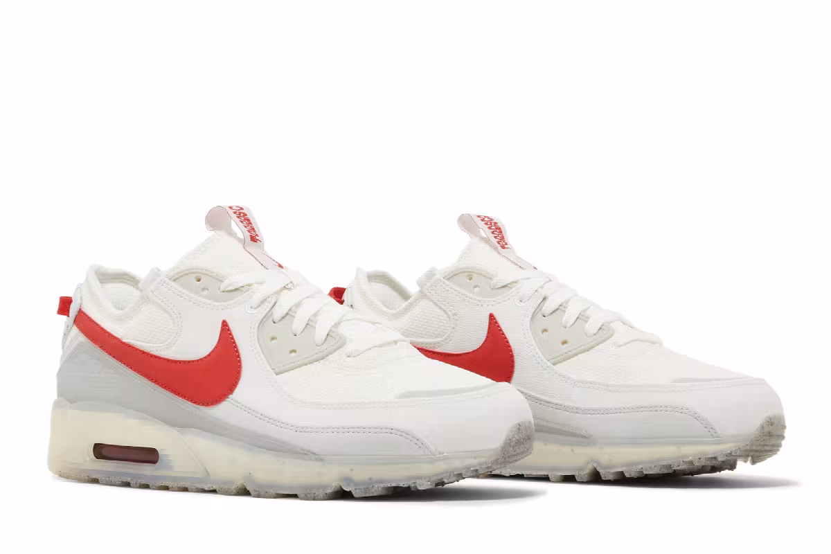 Nike Air Max Terrascape 90 White Red Clay, view 9