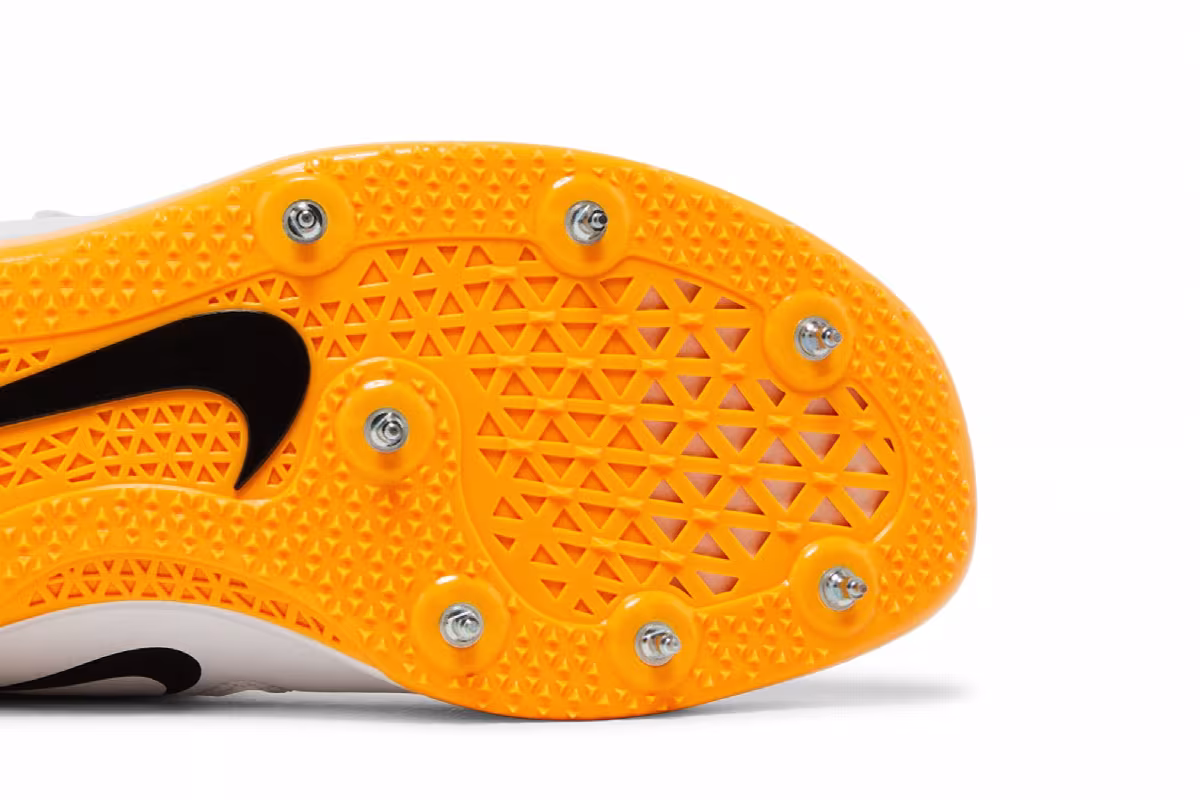 Nike High Jump Elite White Hyper Pink Orange, view 6