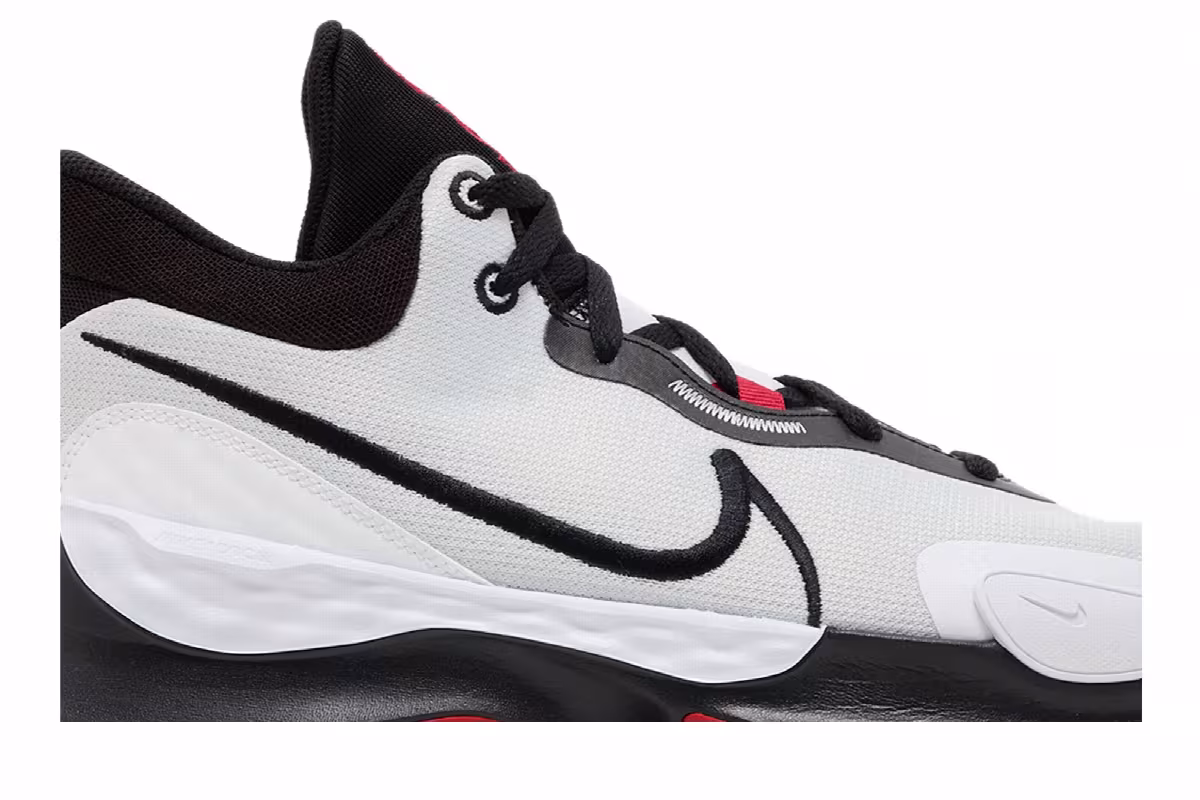 Nike Renew Elevate 3 Pure Platinum Black Red, view 3
