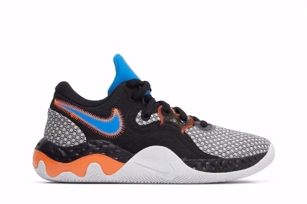 Nike Renew Elevate 2 Black Total Orange, view 2