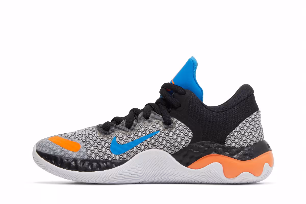 Nike Renew Elevate 2 Black Total Orange, view 4