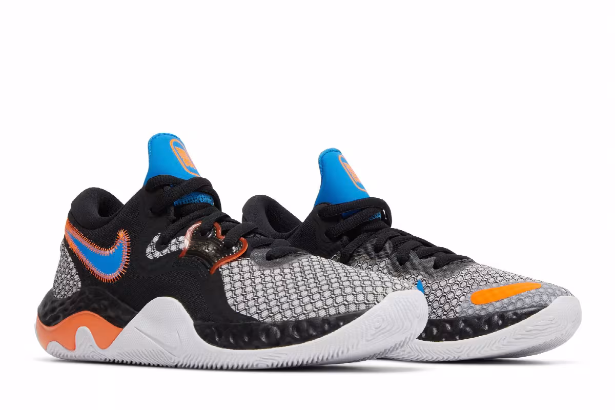 Nike Renew Elevate 2 Black Total Orange, view 9
