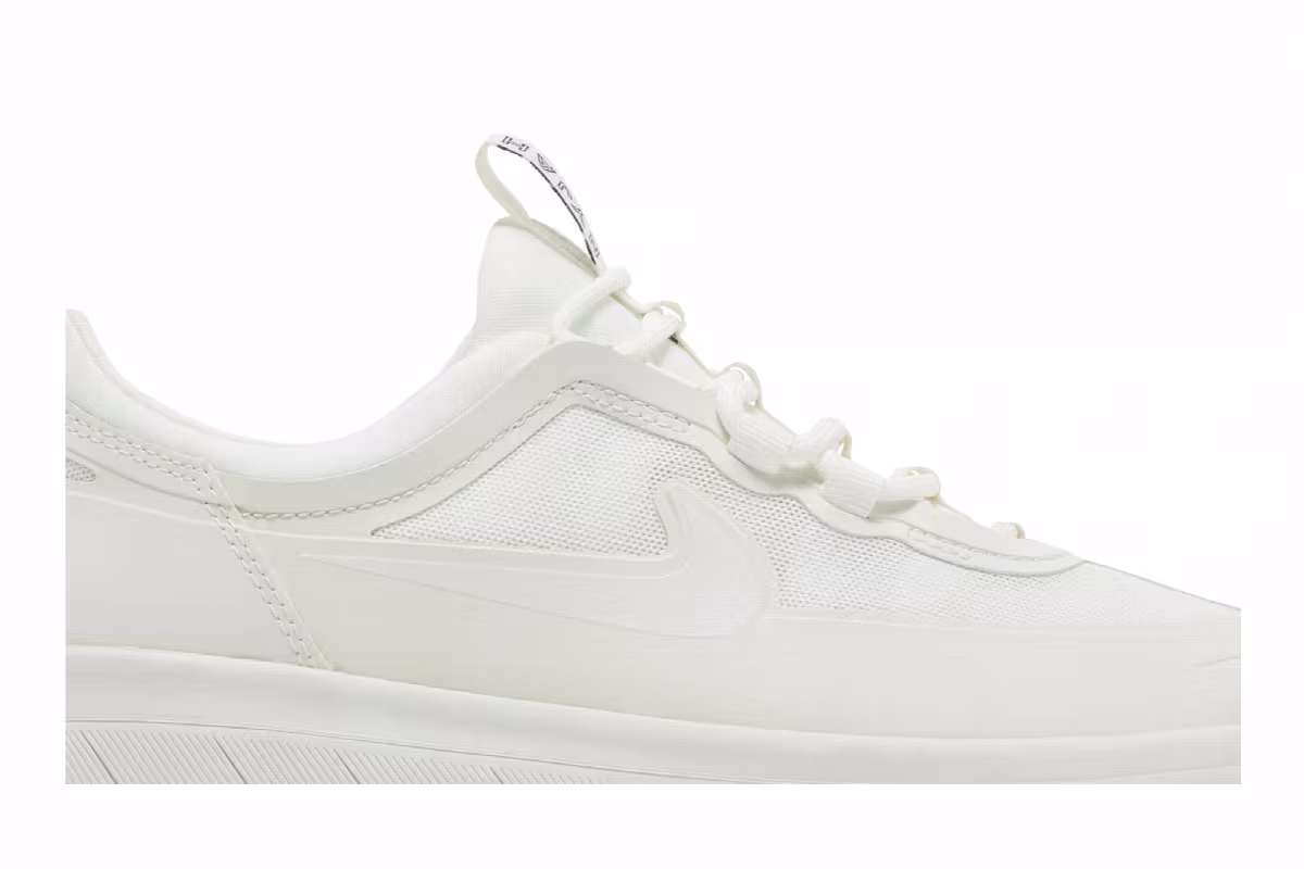 Nike Nyjah Free 2 SB Triple White, view 3