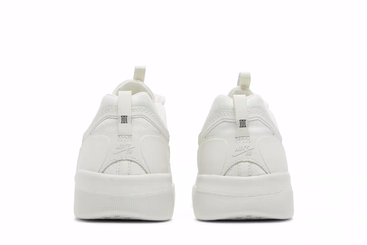 Nike Nyjah Free 2 SB Triple White, view 7