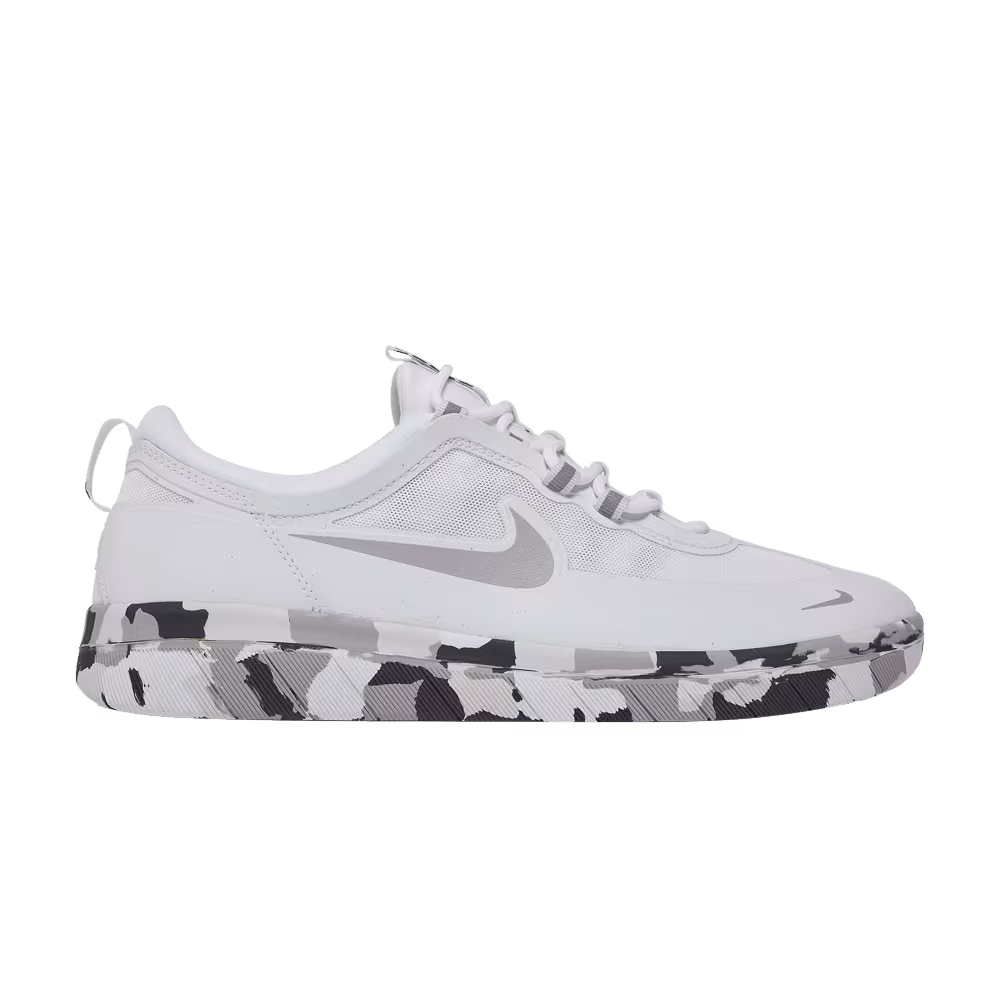 Nike Nyjah Free 2 SB White Grey Camo