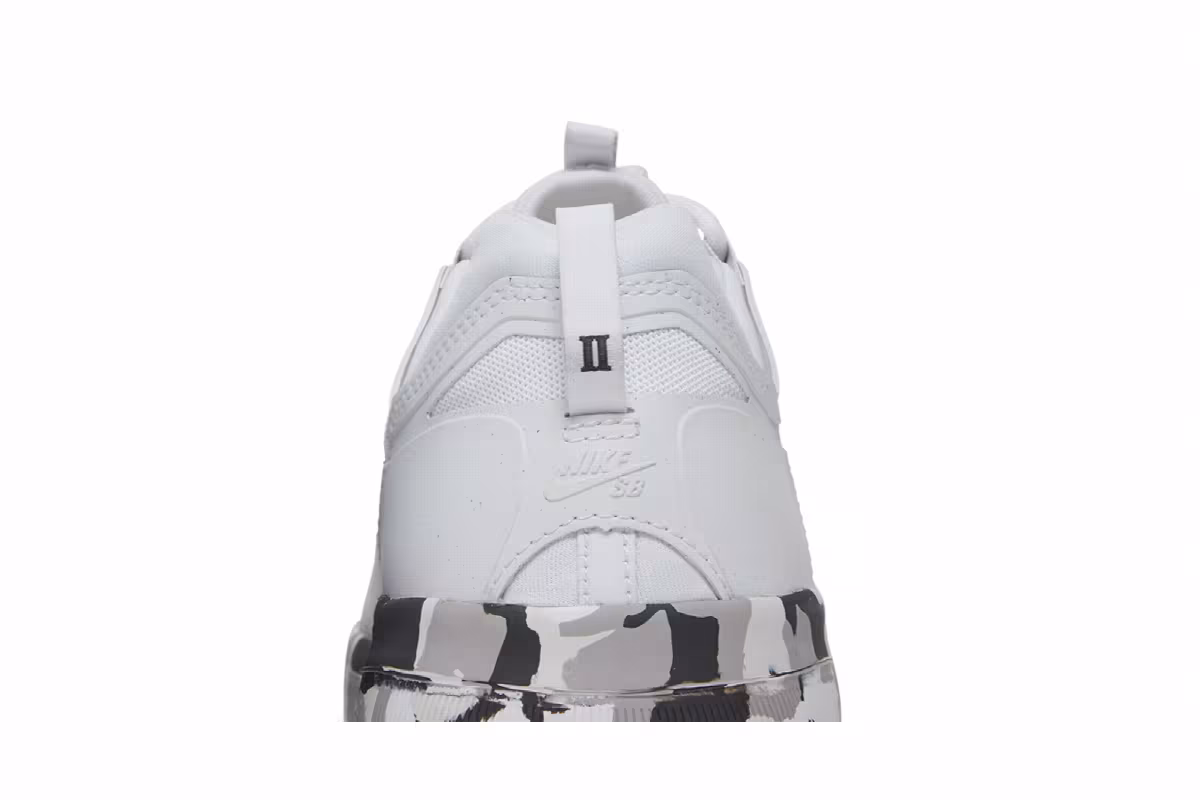 Nike Nyjah Free 2 SB White Grey Camo, view 8