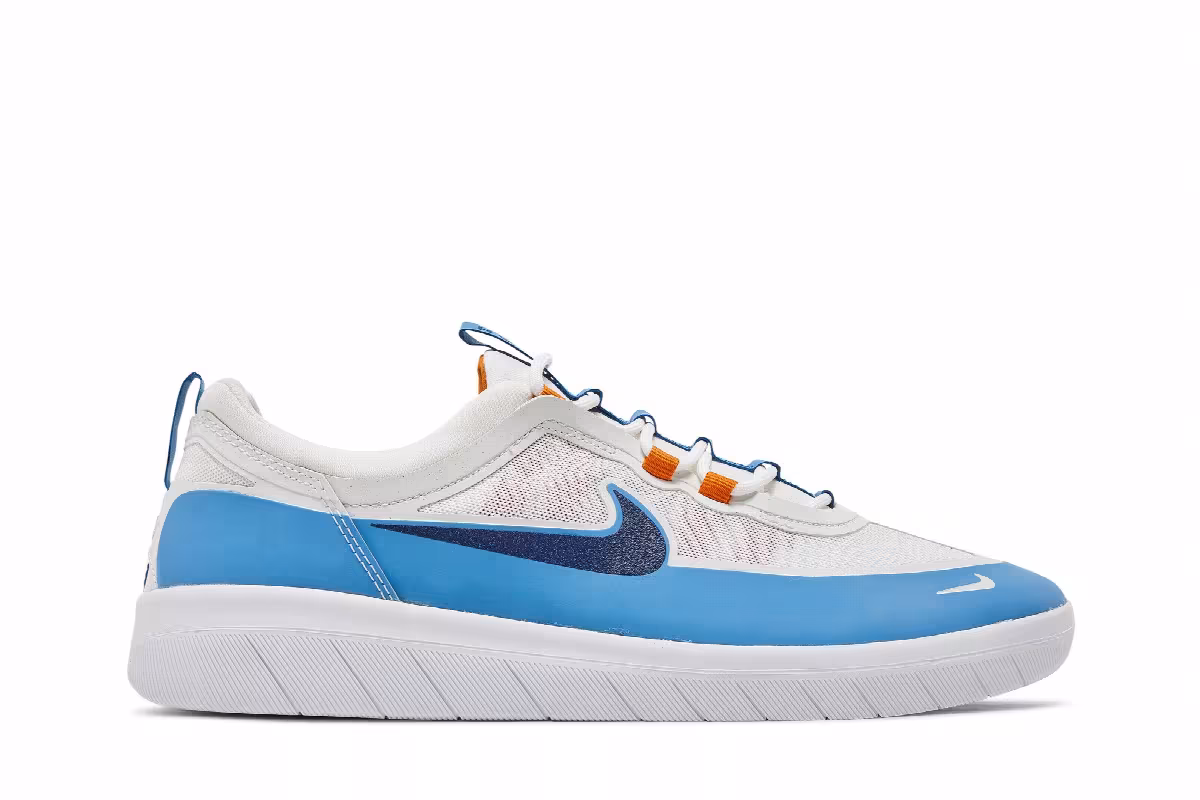 Nike Nyjah Free 2 SB White Dutch Blue, view 2