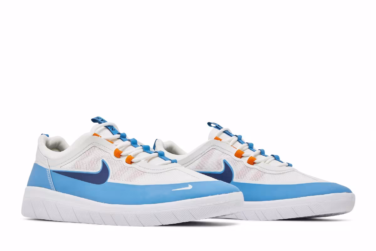 Nike Nyjah Free 2 SB White Dutch Blue, view 9
