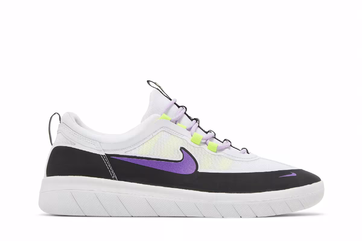 Nike Nyjah Free 2 SB Black White Wild Berry, view 2