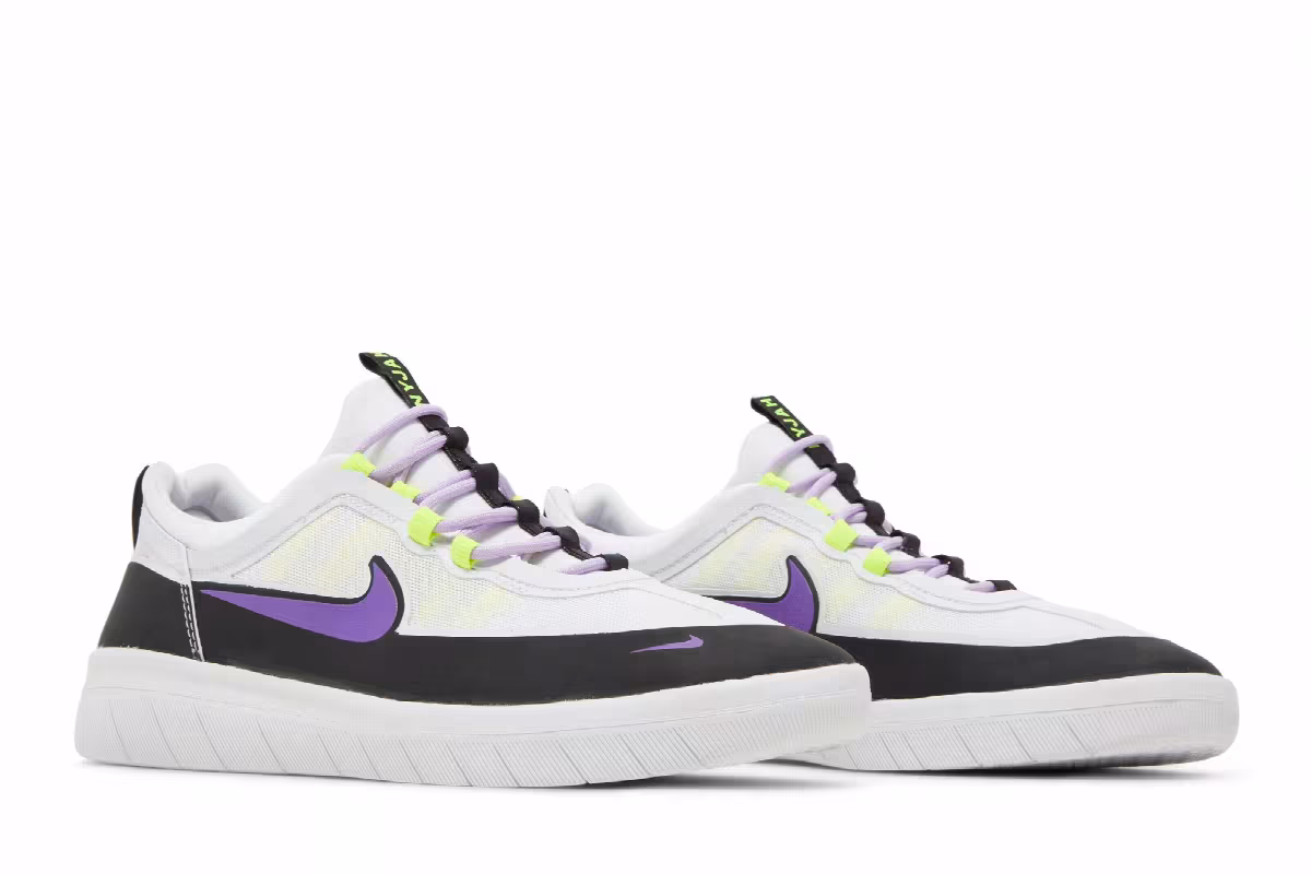 Nike Nyjah Free 2 SB Black White Wild Berry, view 9