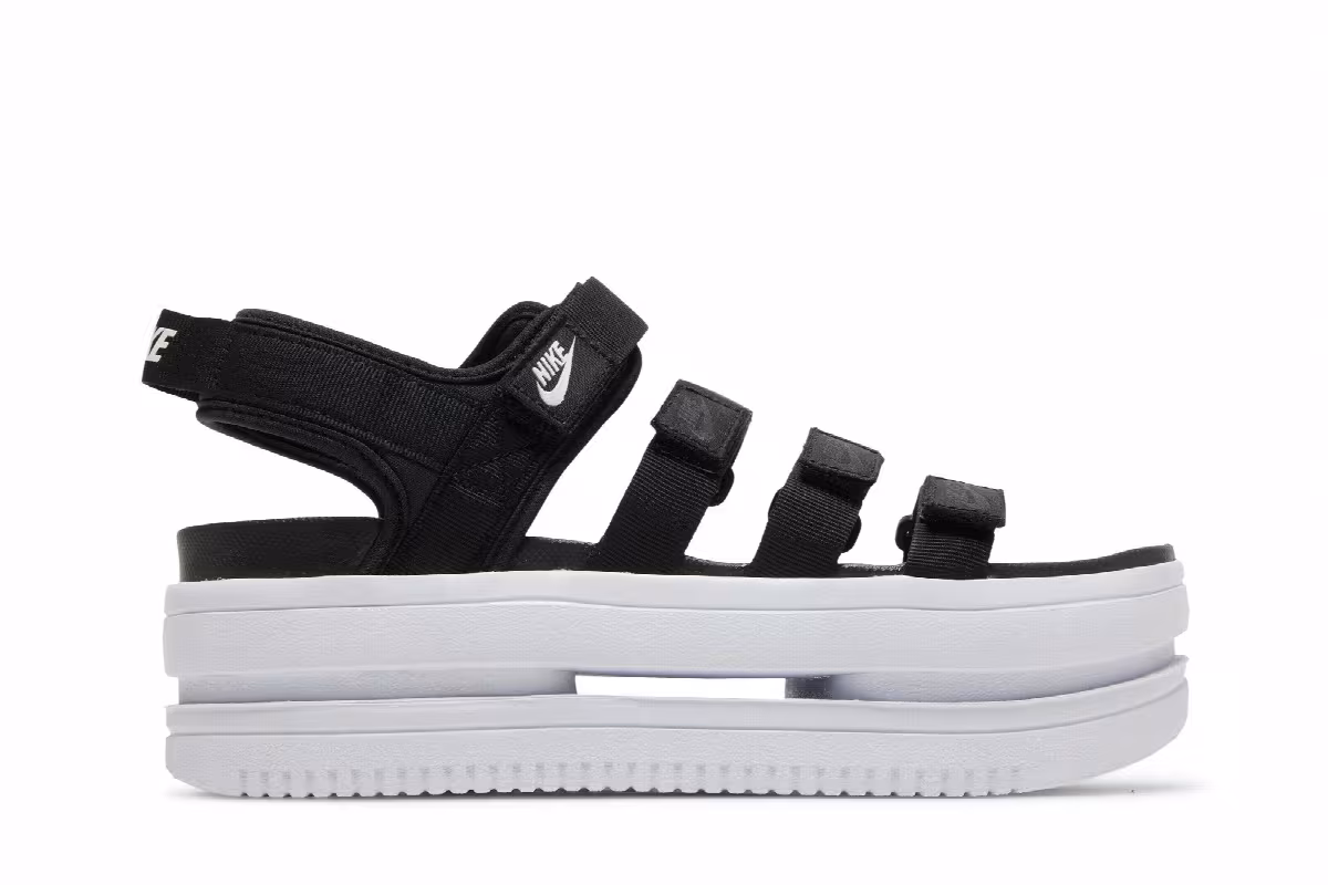 Nike Women's Icon Classic Black White, view 2
