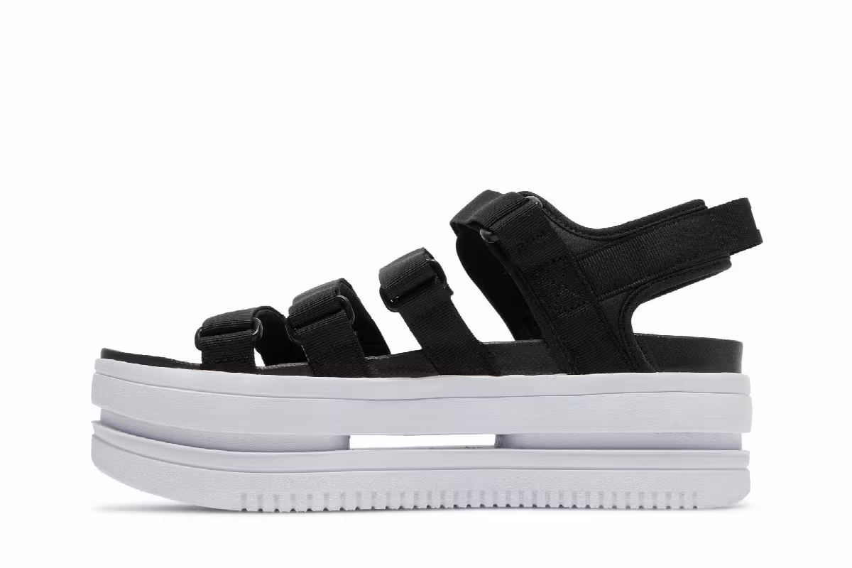 Nike Women's Icon Classic Black White, view 4