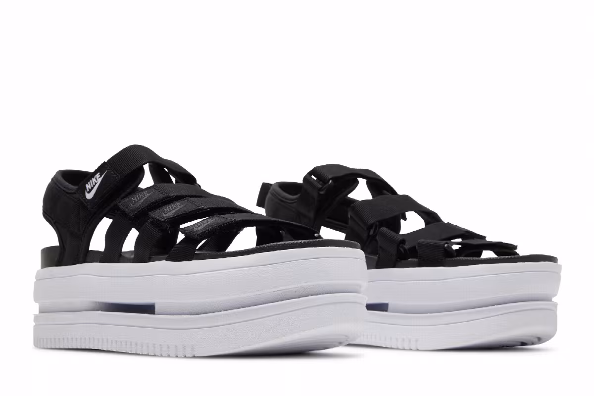 Nike Women's Icon Classic Black White, view 9