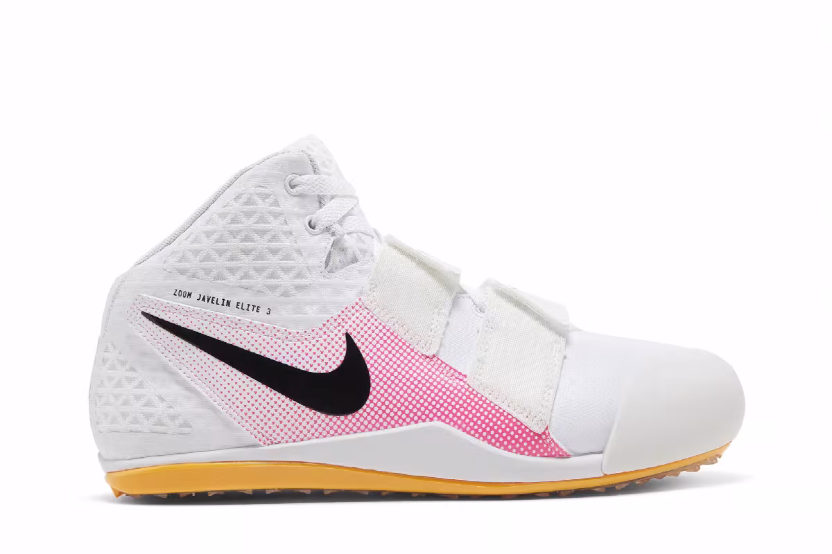Nike Zoom Javelin Elite 3 White Hyper Pink Orange, view 2