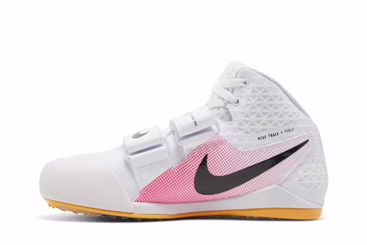 Nike Zoom Javelin Elite 3 White Hyper Pink Orange, view 4