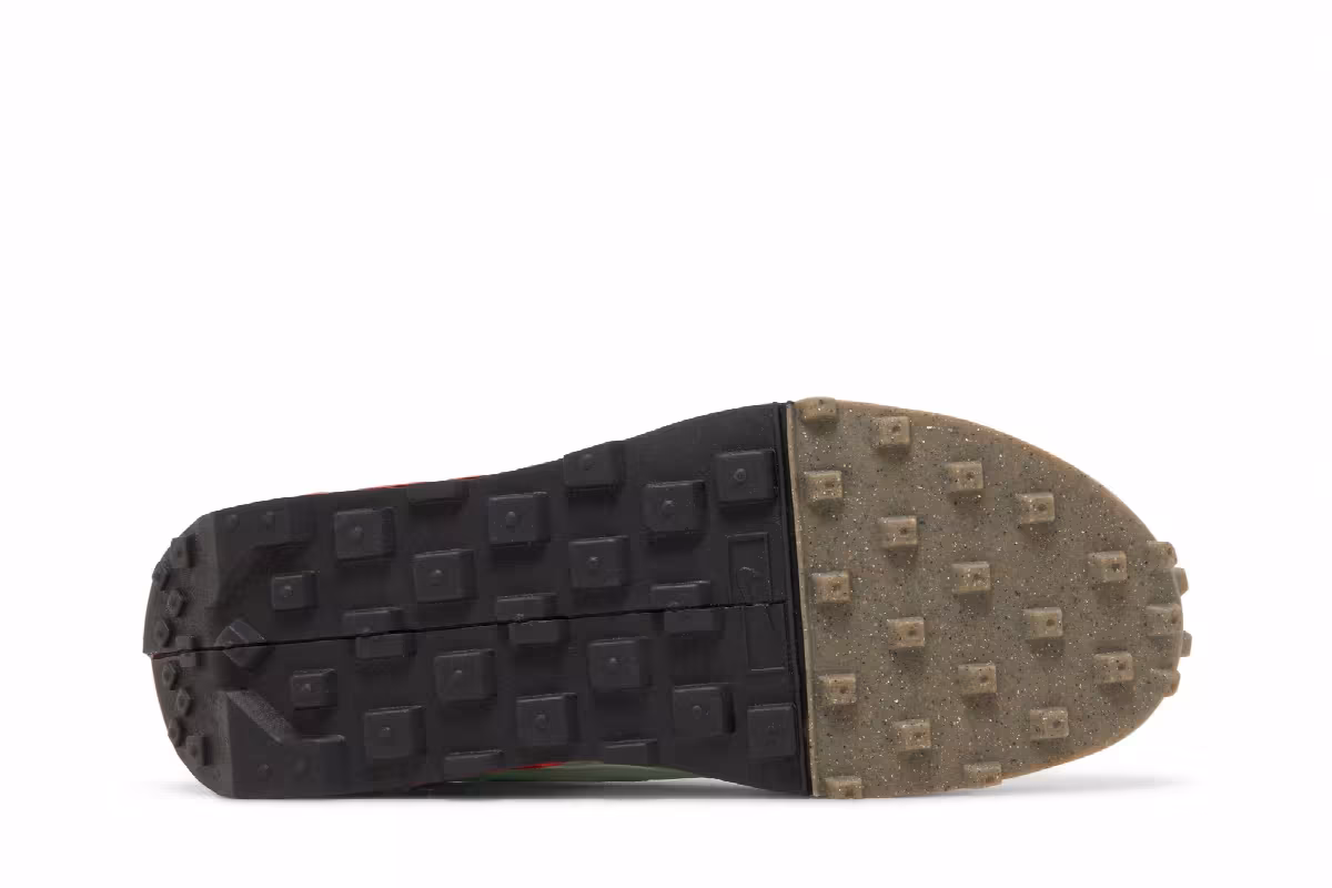 Nike Women's Fontanka Waffle Barely Green University Red, view 5