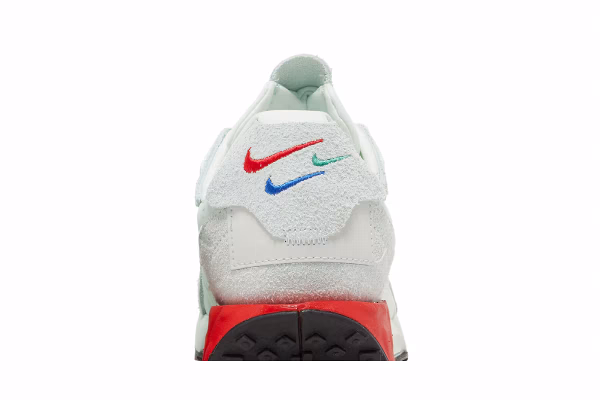 Nike Women's Fontanka Waffle Barely Green University Red, view 8