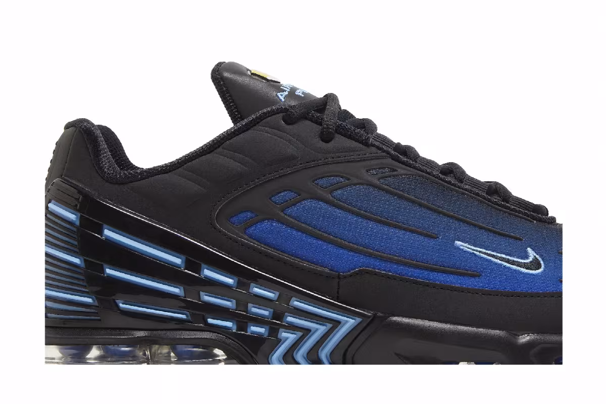 Nike Air Max Plus 3 Black Racer Blue Gradient, view 3