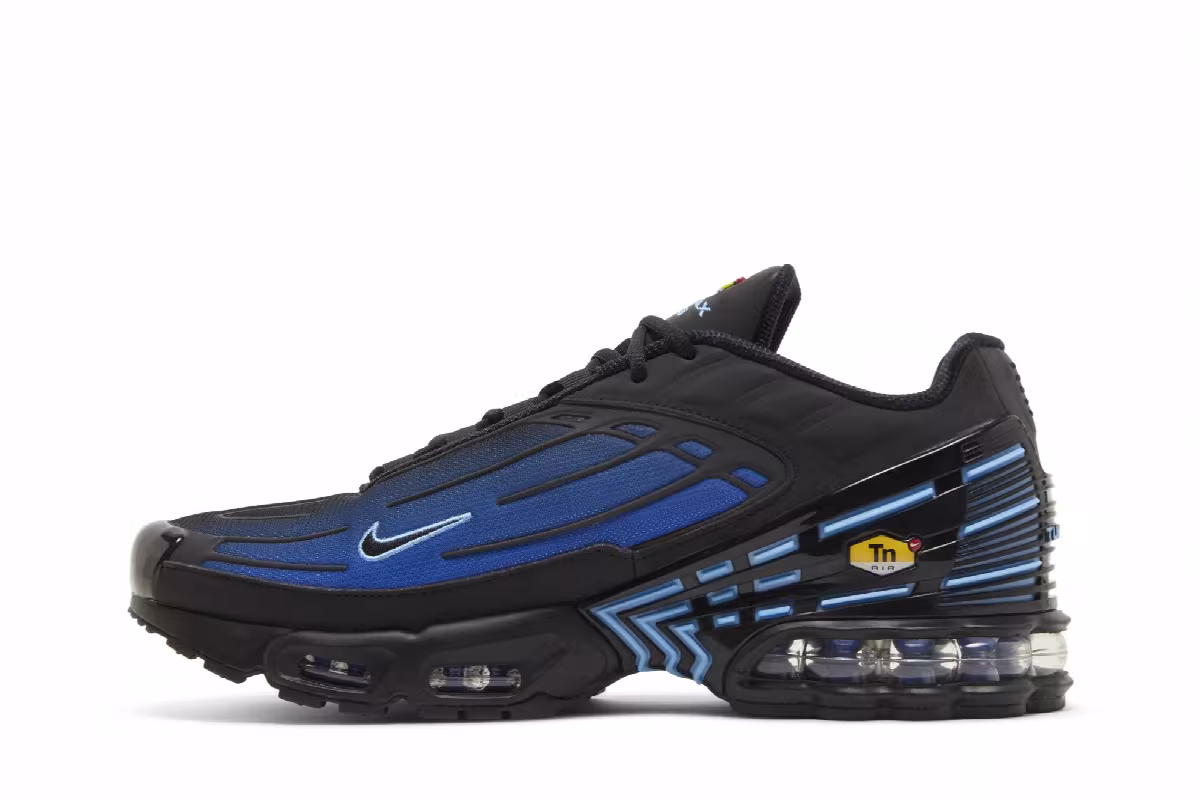 Nike Air Max Plus 3 Black Racer Blue Gradient, view 4
