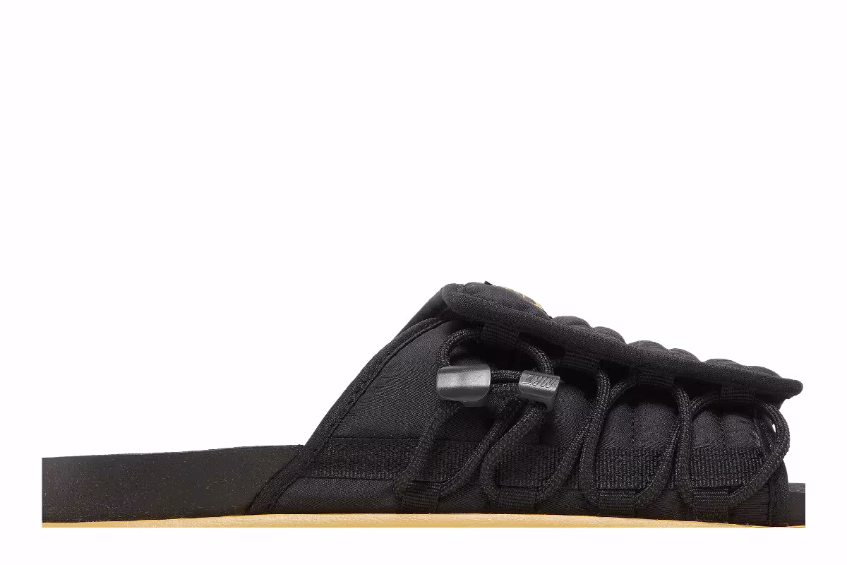 Nike Asuna 2 Slide Black Sanded Gold, view 3