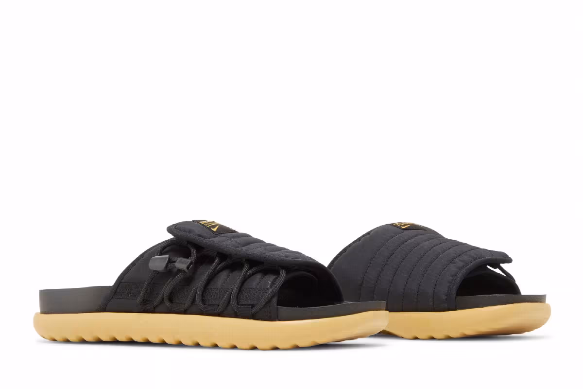 Nike Asuna 2 Slide Black Sanded Gold, view 9
