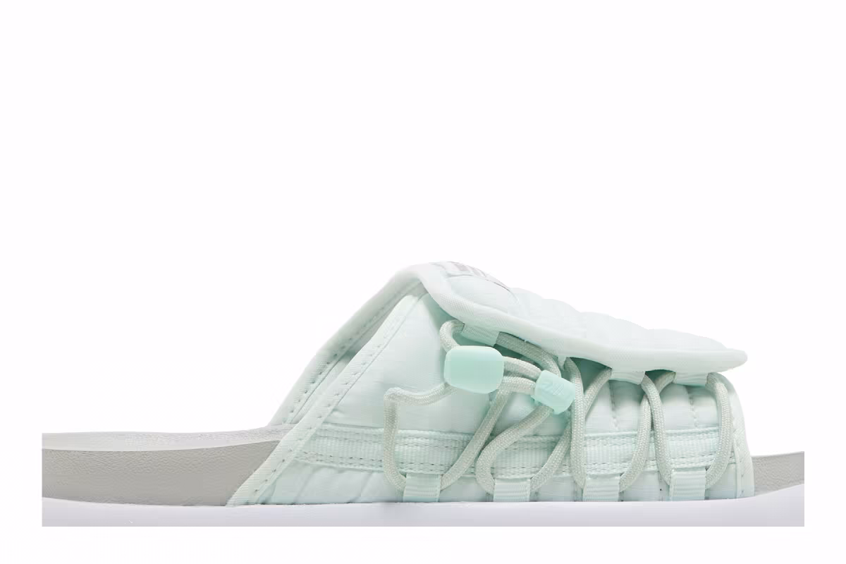 Nike Women's Asuna 2 Slide Barely Green White, view 3