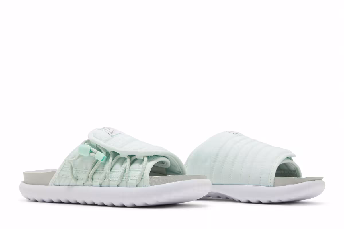 Nike Women's Asuna 2 Slide Barely Green White, view 9