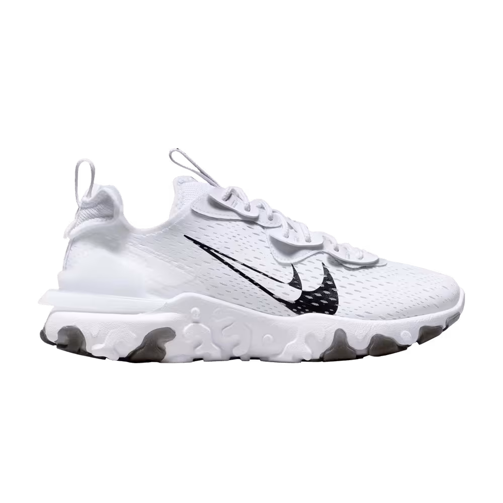 Nike Women's React Vision Double Swoosh - White Black