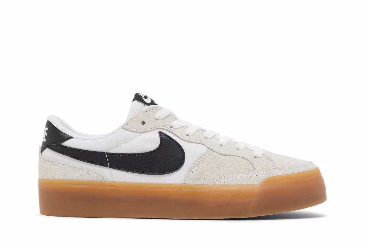 Nike Women's Zoom Pogo Plus SB White Black Gum, view 2