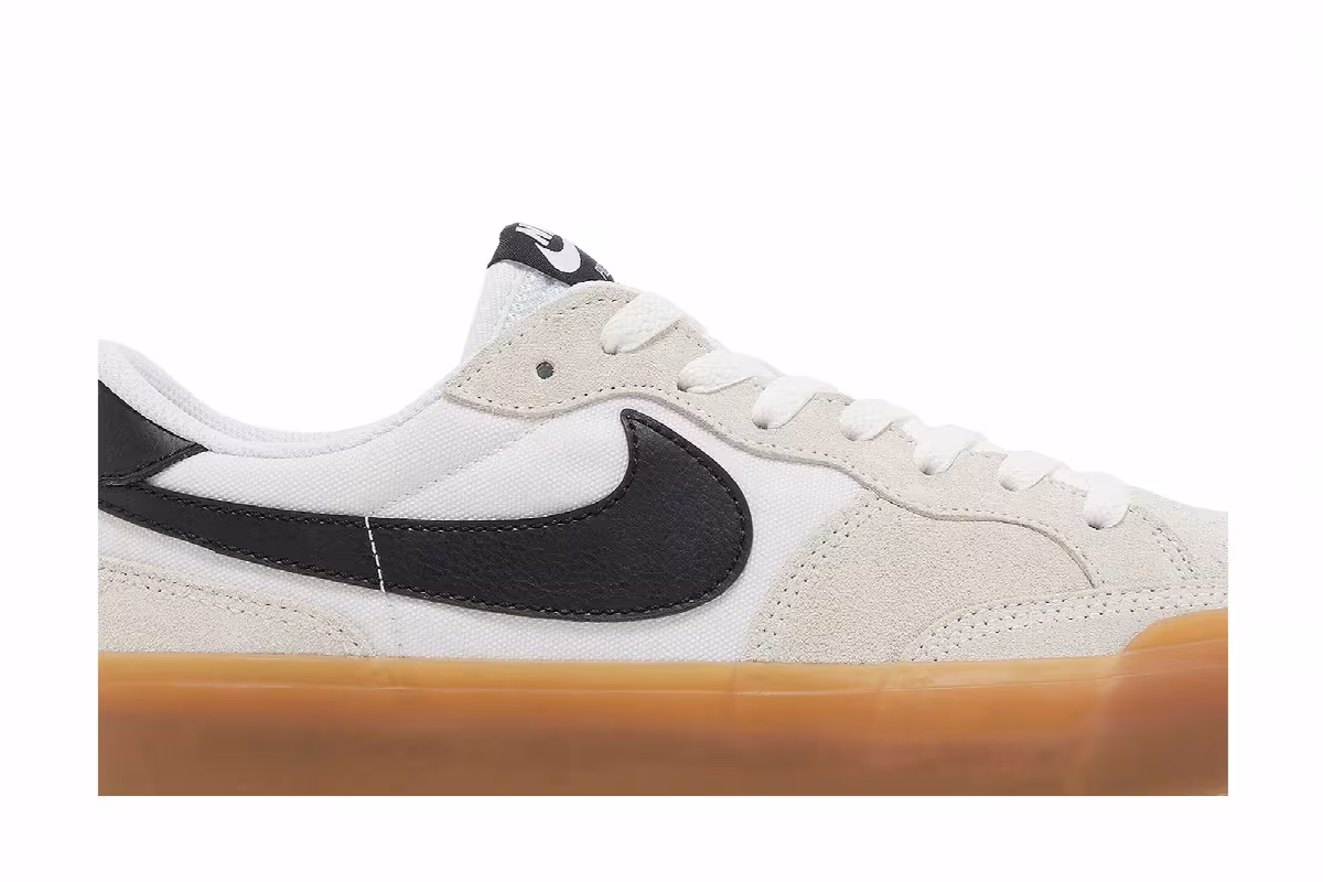 Nike Women's Zoom Pogo Plus SB White Black Gum, view 3