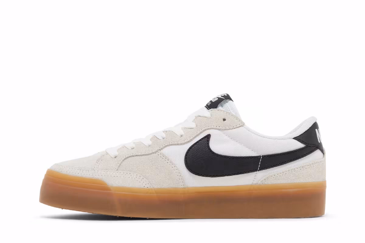 Nike Women's Zoom Pogo Plus SB White Black Gum, view 4