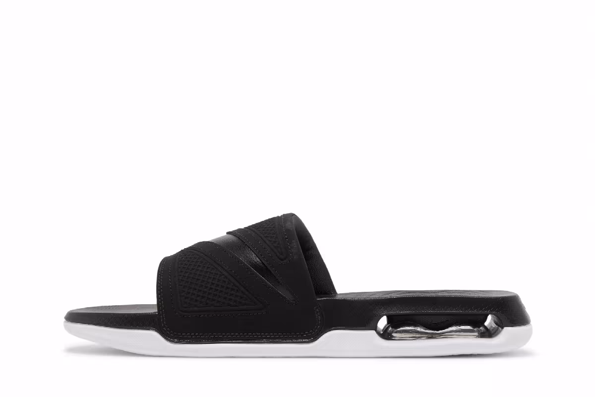 Nike Air Max Cirro Slide Black Metallic Silver, view 4