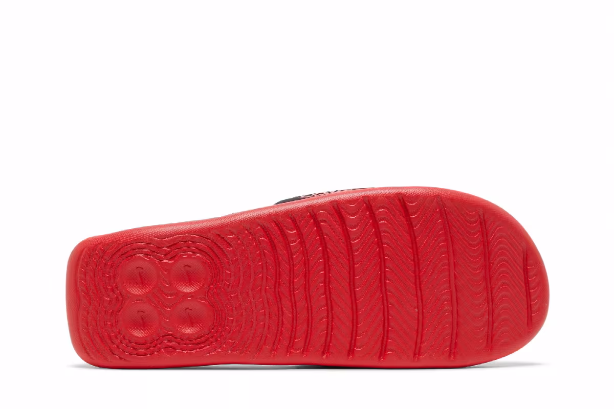Nike Air Max Cirro Slide Black University Red, view 5