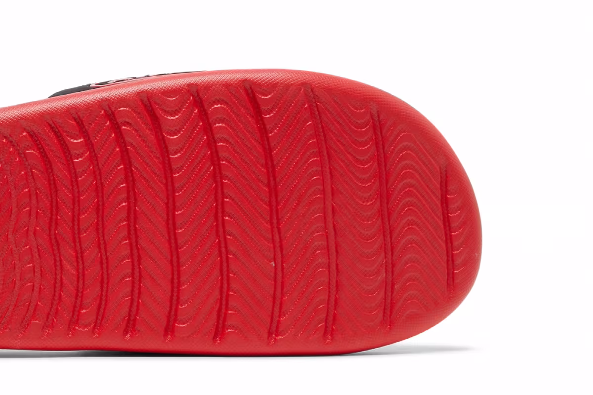 Nike Air Max Cirro Slide Black University Red, view 6