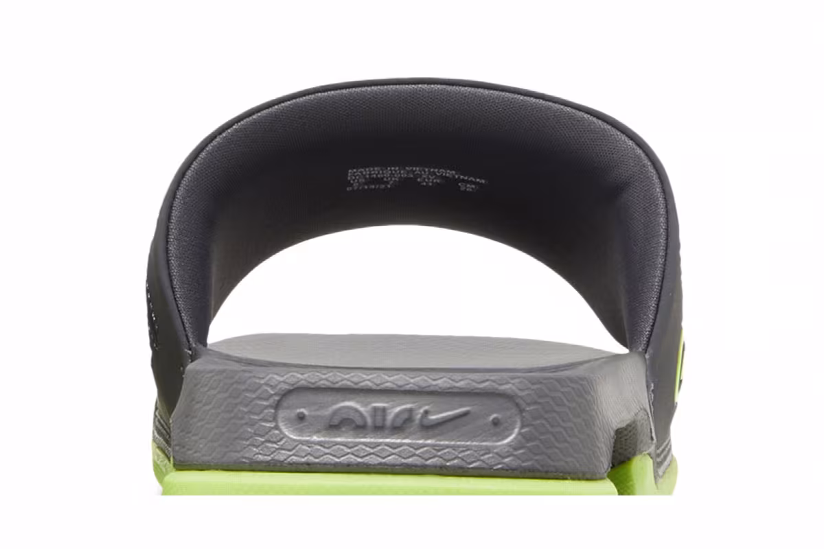 Nike Air Max Cirro Slide Dark Grey Volt, view 8