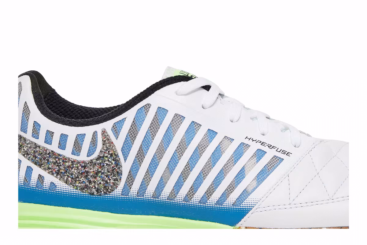 Nike Lunar Gato 2 IC Black Light Photo Blue Lime Glow, view 3