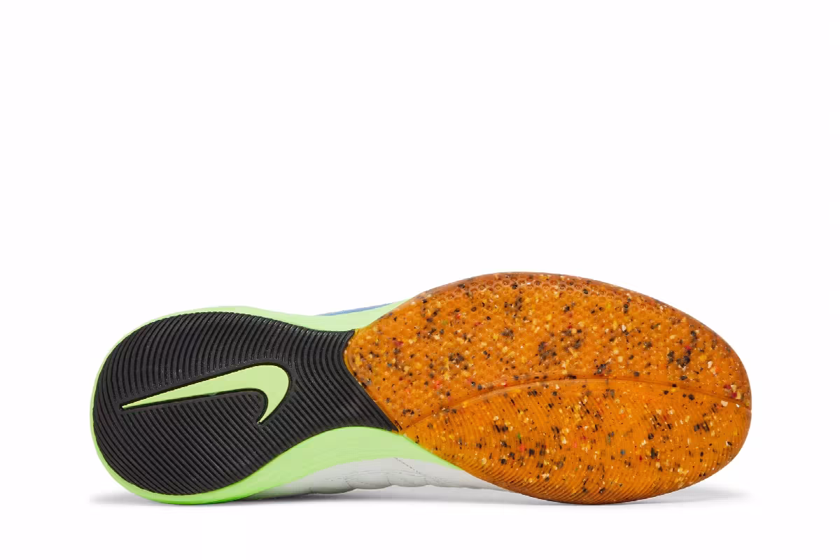 Nike Lunar Gato 2 IC Black Light Photo Blue Lime Glow, view 5