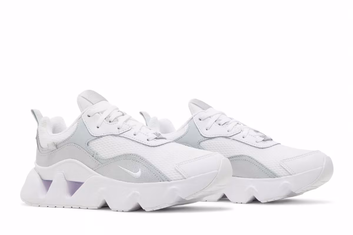 Nike Women's RYZ 365 2 White Metallic Platinum, view 9