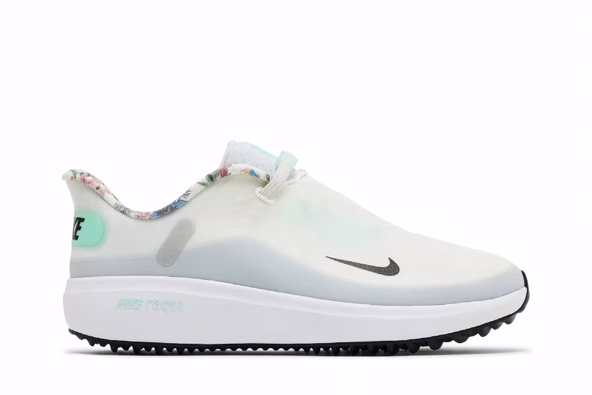 Nike Women's React Ace Tour White Mint Foam, view 2