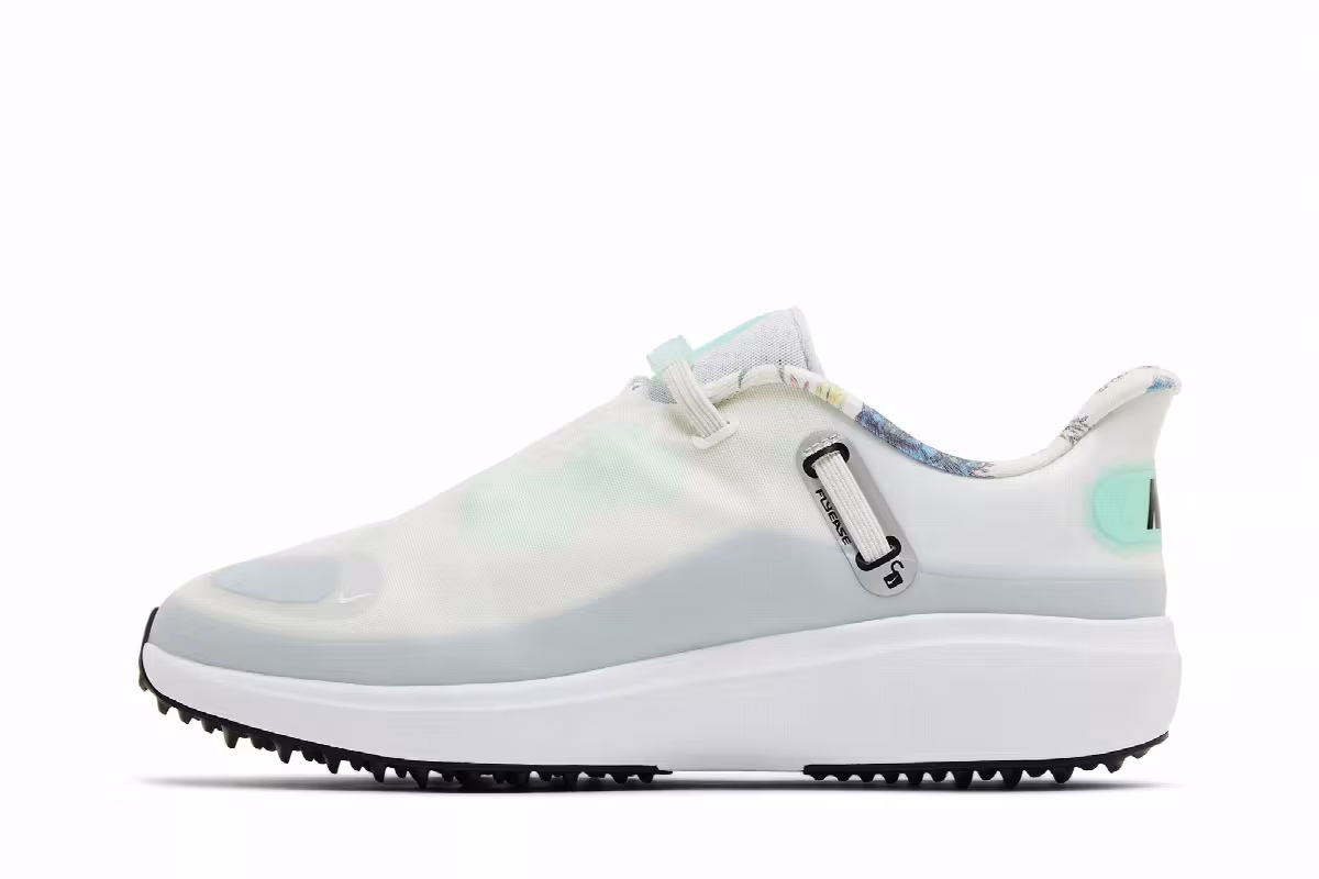 Nike Women's React Ace Tour White Mint Foam, view 4